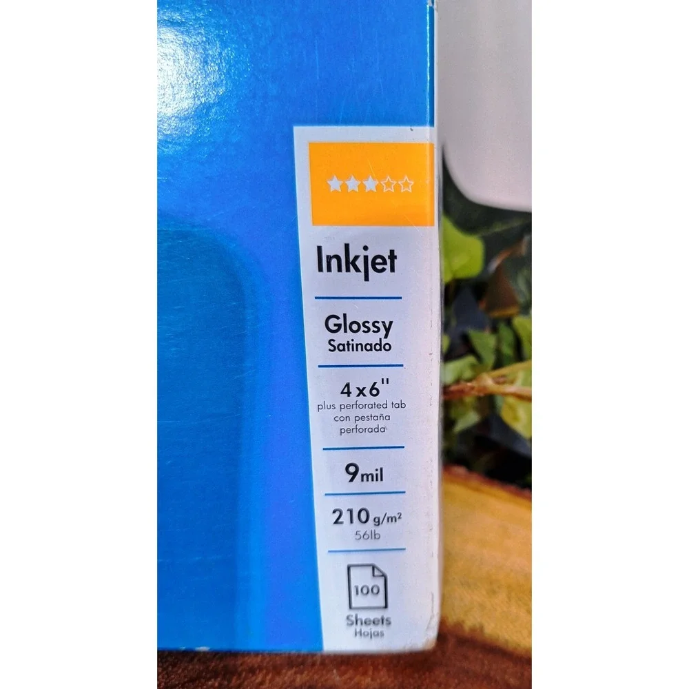 Lot of 2 HP Advanced Glossy Inkjet Photo Paper 100 Sheets 4 x 6
